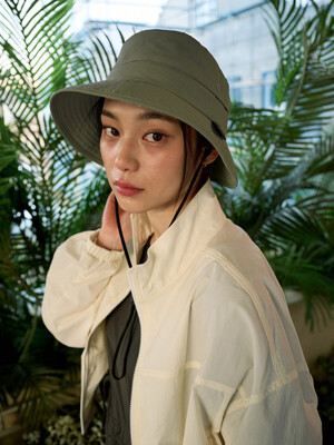 코듀라 버킷햇-카키