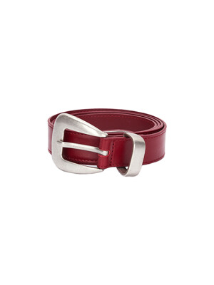 WESTERN STYLE BELT IN RED