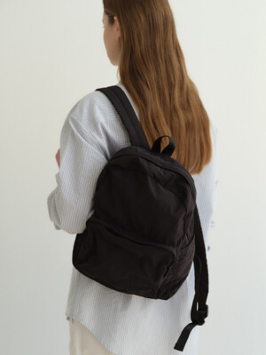 Mini root nylon backpack Black