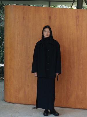 [단독] RAGLAN SLEEVES HALF COAT [NAVY]