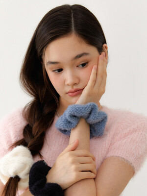 checkmate knit scrunchie_3colors