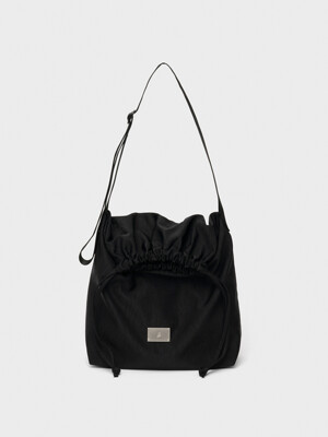 SHELL CITY CROSS BAG [BLACK]