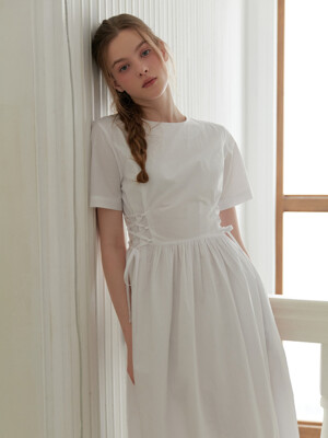 Peach corset dress 3color