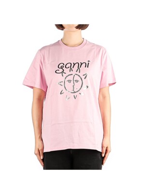 [가니] 24SS (T3771 LILAC SACHET) 여성 반팔 티셔츠