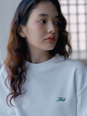 Neib Logo Slim Sweatshirt (white)