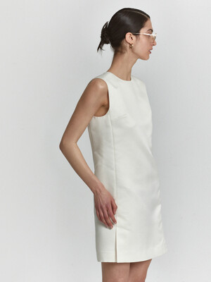 MY KLASSIC MINI DRESS_WHITE