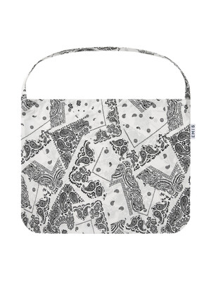PAISLEY ECO BAG-WHITE