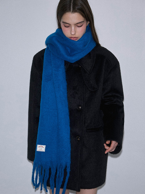 로제프란츠 Wide Long Muffler [Cobalt Blue]
