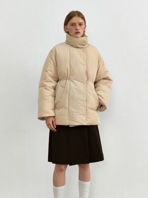 TWW HIGH COLLAR GOOSE DOWN PADDING_2COLORS