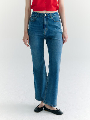 Mid-rise Bootscut Denim Pants