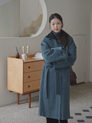 Mur Handmade Coat (Blue Green)