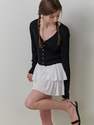 Bagel v cardigan (black)