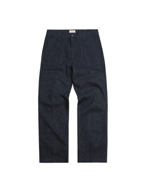 Utility Linen Fatigue Pants (Navy)