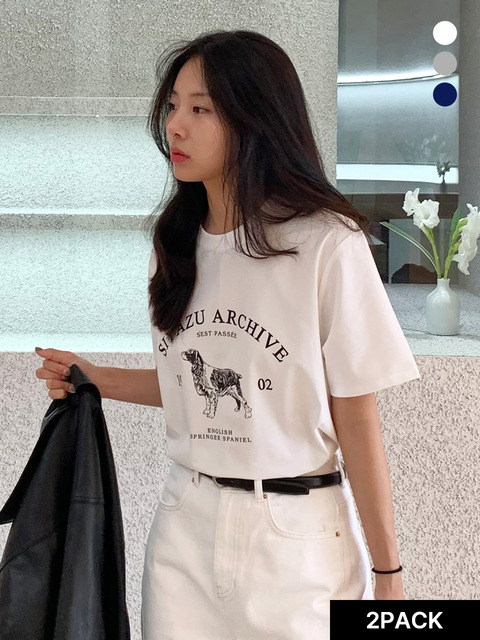 라츠유]lotsyou_Heart Candy T-shirt ver.2 White