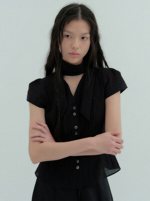 Sora Tie Blouse(4Color)