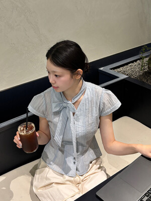 Sora Tie Blouse(4Color)