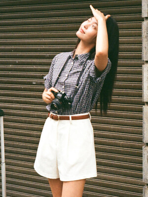 Pintuck Half Slacks_4color