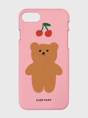 Cherry big bear-pink(color jelly)
