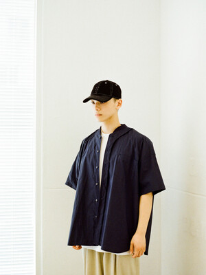 4 Nought Baseball Half Shirt / Navy