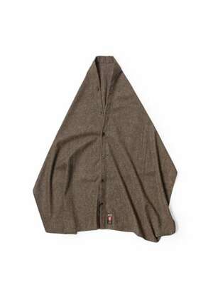 Dublin Tempo Wool Button Shawl Brown 더블린 템포 울 버튼 숄 브라운