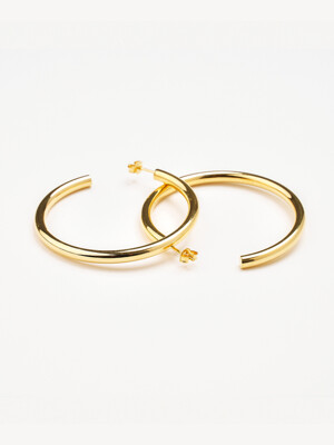 [Silver925] Thin medium ring E-Gold