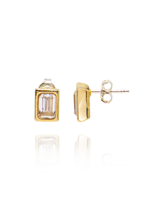 Lucente Silver Earring Ie285 [Gold]