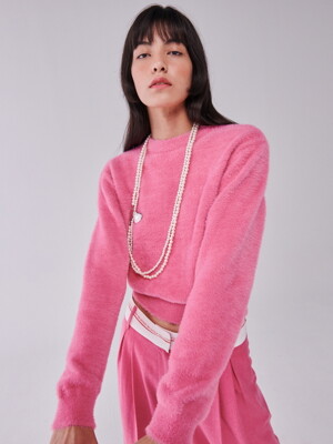 CENTAUR KNIT PULLOVER_PINK