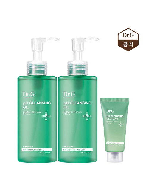 클렌징 - 닥터지 (Dr.G) - (1+1) 약산성 클렌징 오일 200mL + 약산성 젤폼 30mL 증정