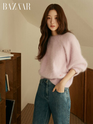 Angora Knit Pullover NEK2WPA09