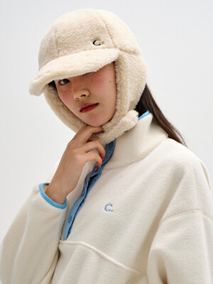 Logo Teddy Hat_Women (Beige)