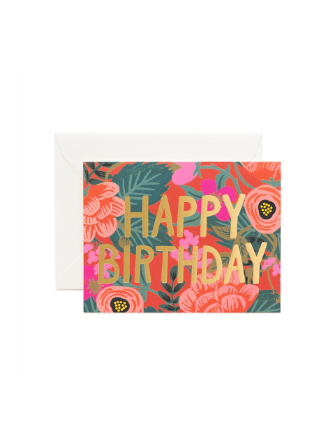 문구 - 라이플페이퍼 (RIFLE PAPER) - 라이플페이퍼 Poppy Birthday Card 생일 카드
