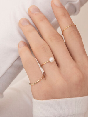 [3set] Thread Pearl Ring