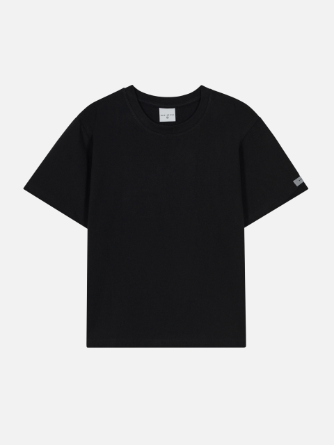 티셔츠 - 로서울 (ROH SEOUL) - Cotton T-shirt Black