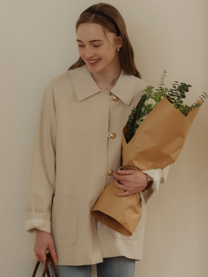 London trench coat_Light beige