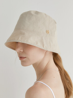 light cotton bucket hat (C005_beige)