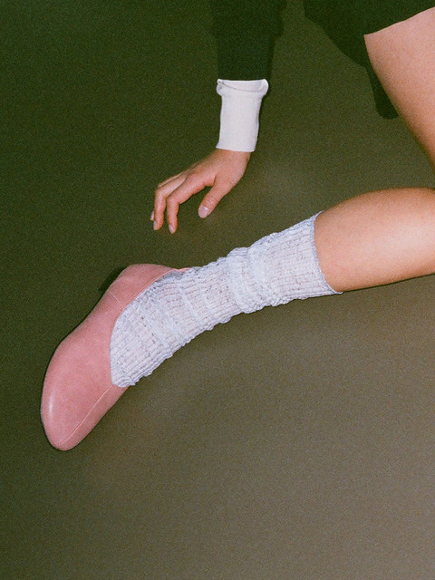 로퍼,플랫슈즈 - 뮤즈몽 (MUSEMONT) - Rolling flatshoes pink