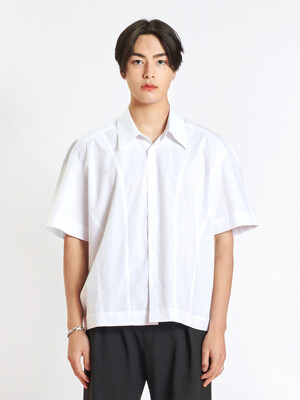 STITCH LINE SHIRT WHITE