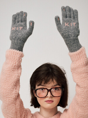 MESSAGE GLOVES, MELANGE GREY