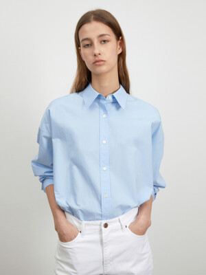 OVER-FIT BOX SHIRTS_BLUE