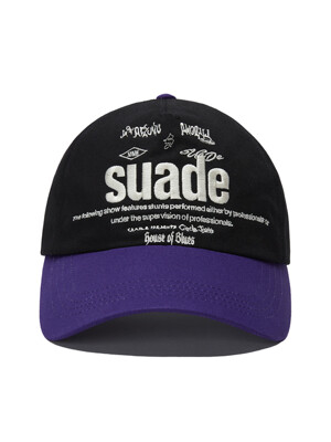 MIXED LOGO BALL CAP [PURPLE]