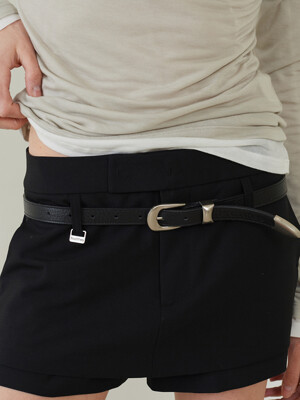 Real Leather Belt Black