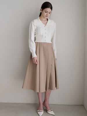 [xs사이즈 추가] Lautre Diana Beige flare skirt
