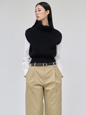 COI TURTLENECK SLEEVELESS