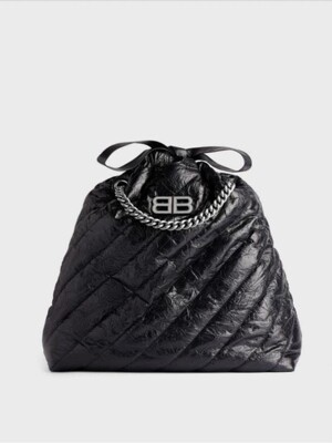 25SS 발렌시아가 숄더백 742941210J01000 BLACK DOM