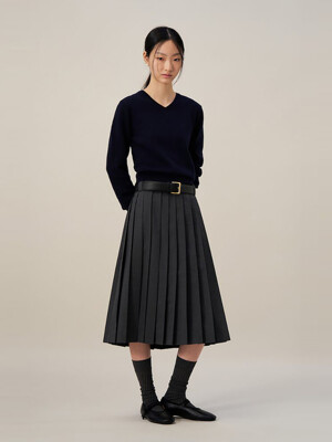 70s Pleated Skirt  Grey (TA5127A043)