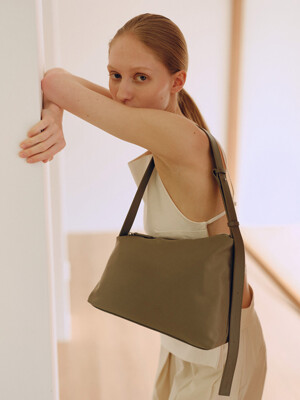 Rowie shoulder bag Nylon Olive grove
