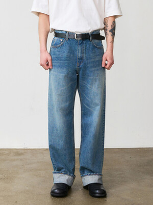 DEN0762 Dusty Wave Selvedge [Wide Fit]