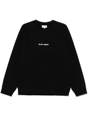 25SS 메종키츠네 긴팔 티셔츠 OM00309KM0001P199 BLACK DOM