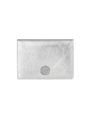 Bella Pocket Card Wallet 벨라 포켓 카드지갑 _SILVER실버 [소가죽]