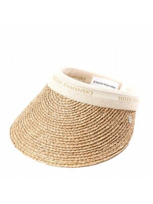 25SS (50265 BIANCA NOUGAT NATURAL LOGO) 여성 비앙카 썬캡 모자